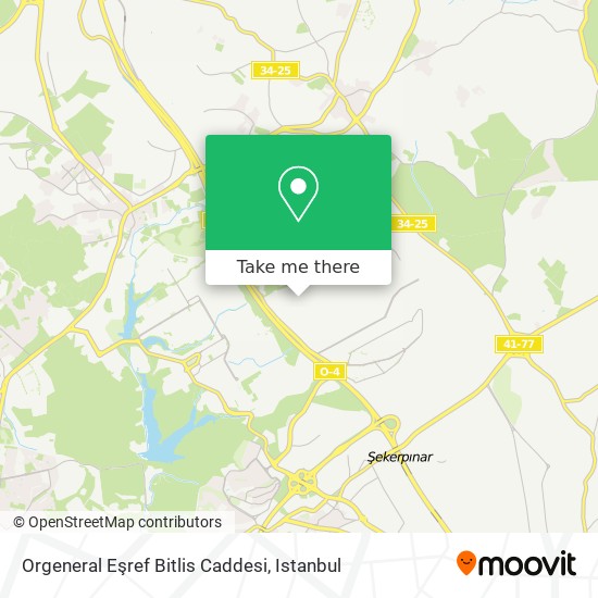 Orgeneral Eşref Bitlis Caddesi map