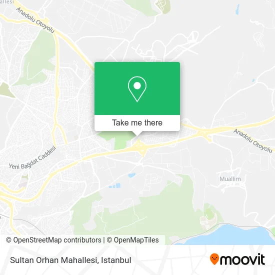 Sultan Orhan Mahallesi map