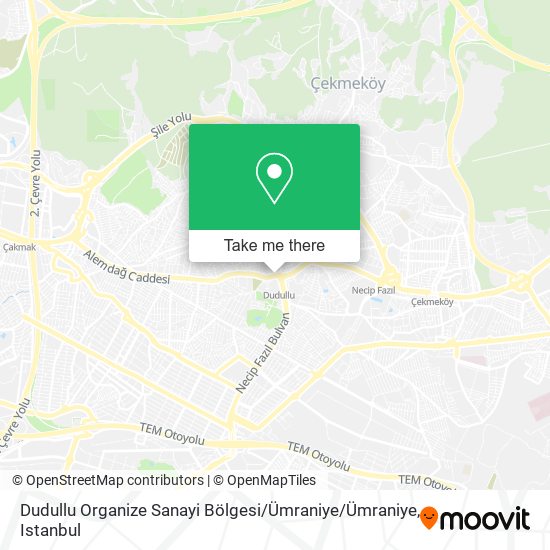 Dudullu Organize Sanayi Bölgesi / Ümraniye / Ümraniye map