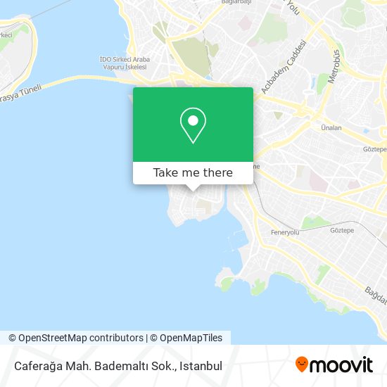 Caferağa Mah. Bademaltı Sok. map