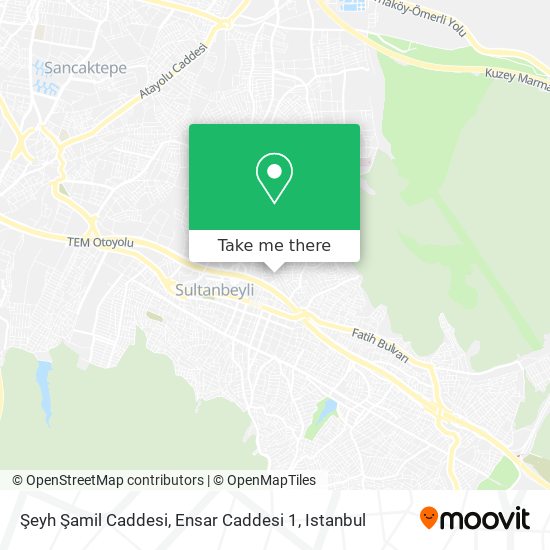 Şeyh Şamil Caddesi, Ensar Caddesi 1 map