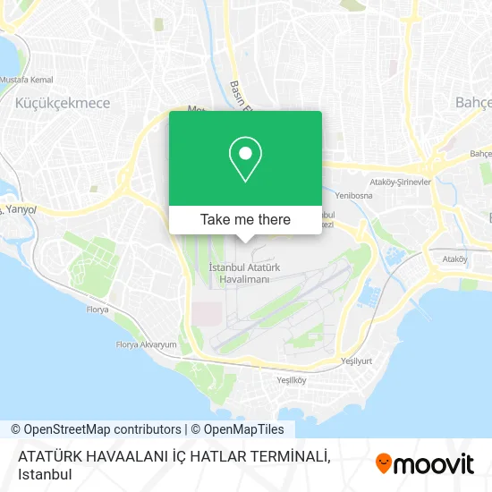ATATÜRK HAVAALANI İÇ HATLAR TERMİNALİ map