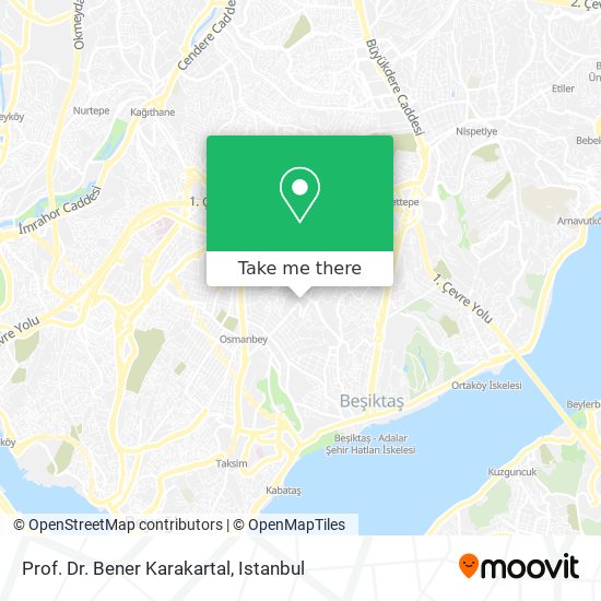Prof. Dr. Bener Karakartal map