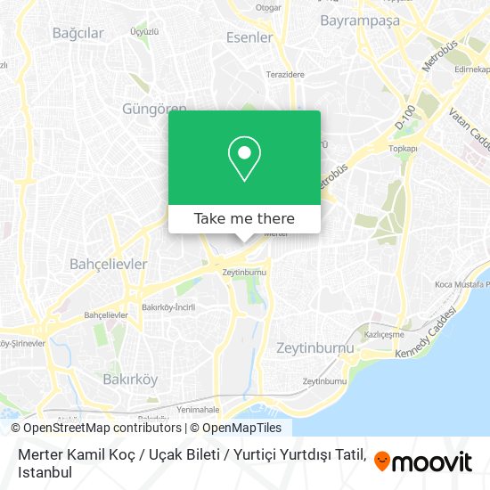 Merter Kamil Koç / Uçak Bileti / Yurtiçi Yurtdışı Tatil map