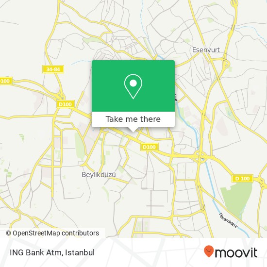 ING Bank Atm map