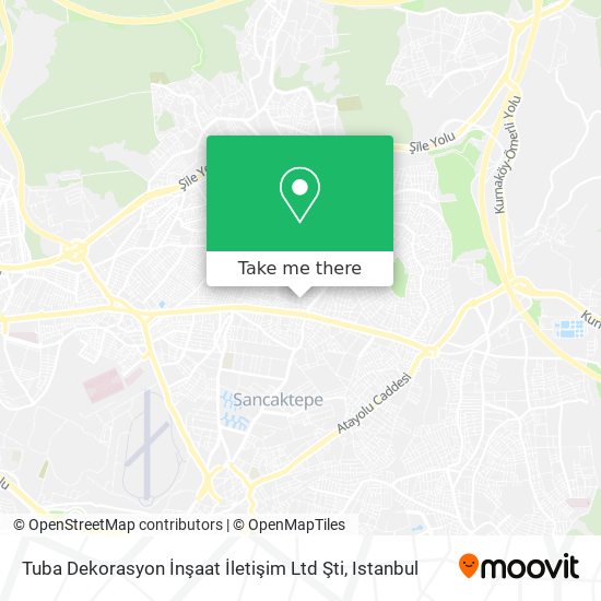 Tuba Dekorasyon İnşaat İletişim Ltd Şti map