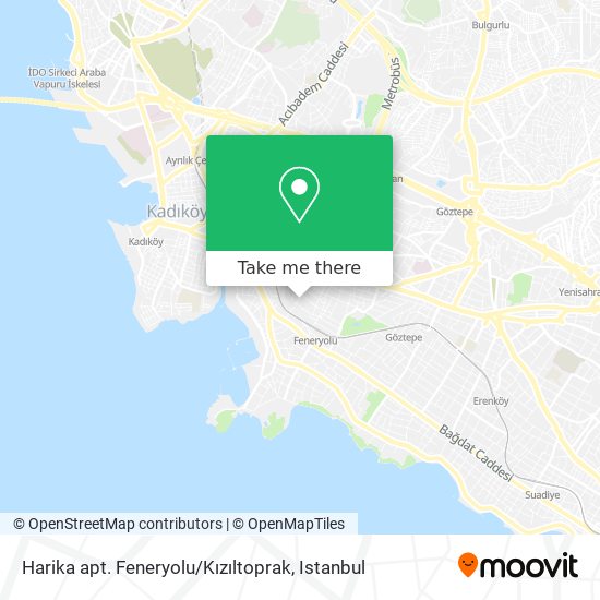 Harika apt. Feneryolu / Kızıltoprak map