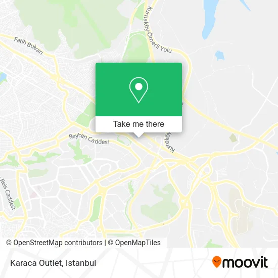 Karaca Outlet map