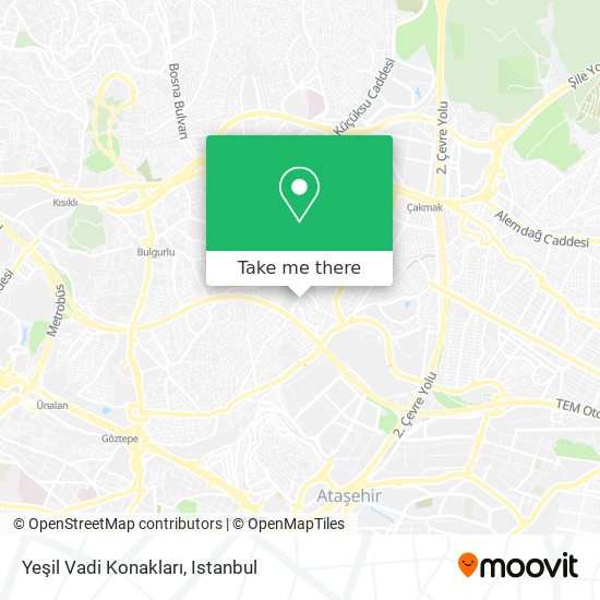 Yeşil Vadi Konakları map