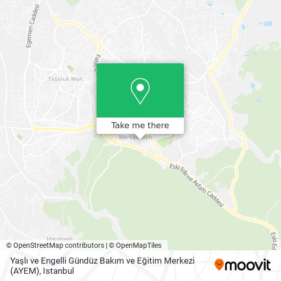 Yaşlı ve Engelli Gündüz Bakım ve Eğitim Merkezi (AYEM) map