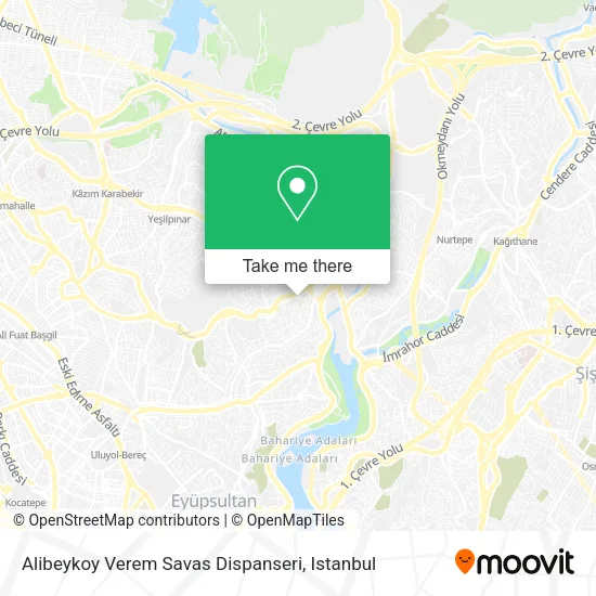 Alibeykoy Verem Savas Dispanseri map