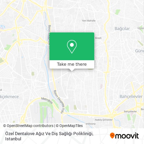 Özel Dentalove Ağız Ve Diş Sağlığı Polikliniği map