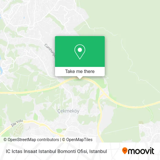 IC Ictas Insaat Istanbul Bomonti Ofisi map