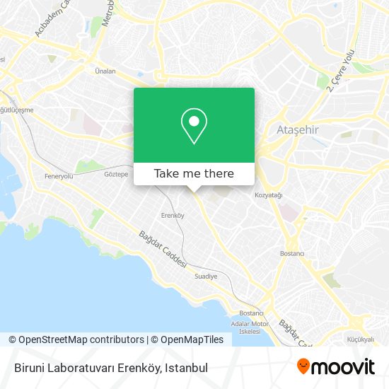 Biruni Laboratuvarı Erenköy map