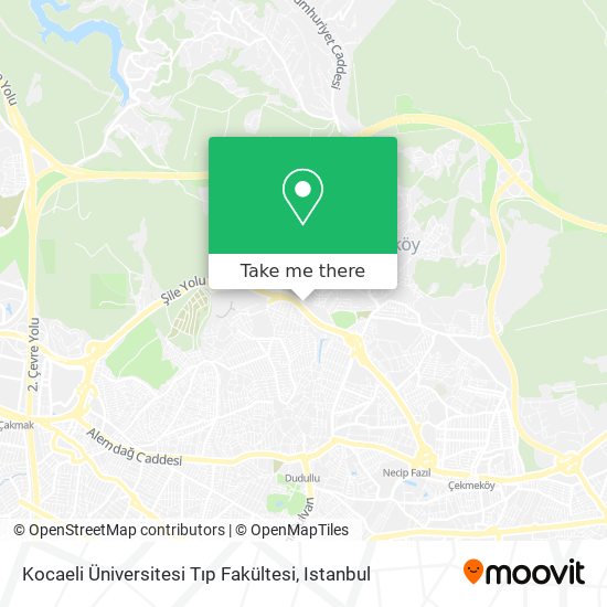 Kocaeli Üniversitesi Tıp Fakültesi map