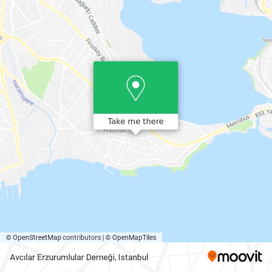 Avcılar Erzurumlular Derneği map