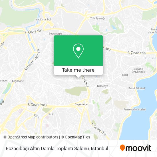 Eczacıbaşı Altın Damla Toplantı Salonu map