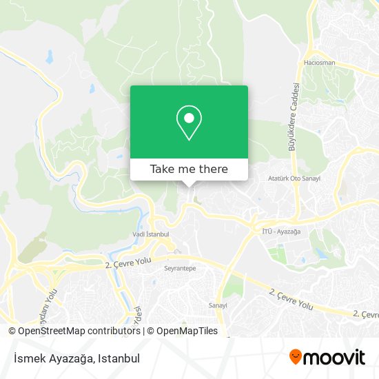 İsmek Ayazağa map