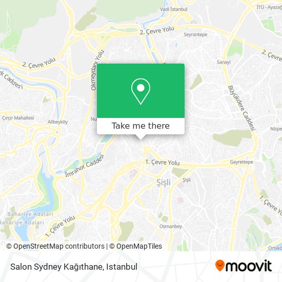 Salon Sydney Kağıthane map