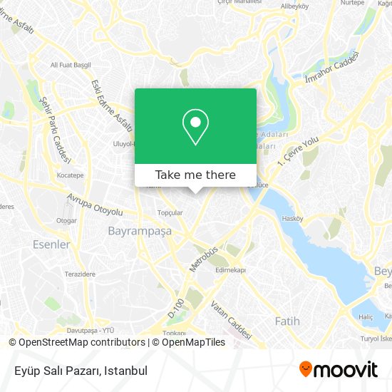Eyüp Salı Pazarı map