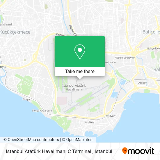 İstanbul Atatürk Havalimanı C Terminali map