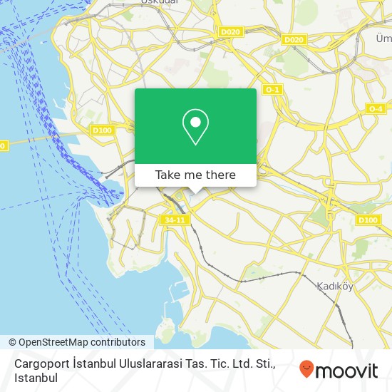 Cargoport İstanbul Uluslararasi Tas. Tic. Ltd. Sti. map