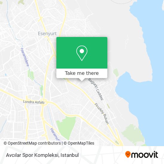 Avcılar Spor Kompleksi map