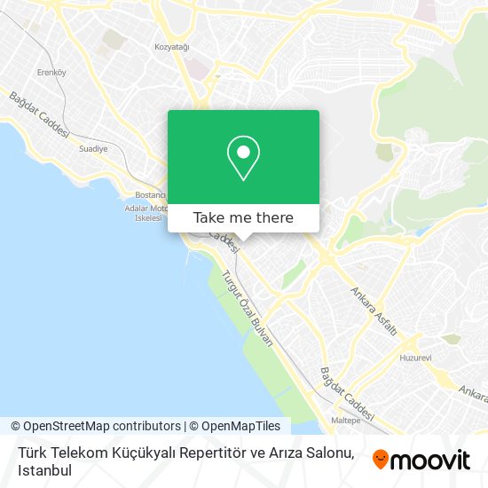 Türk Telekom Küçükyalı Repertitör ve Arıza Salonu map