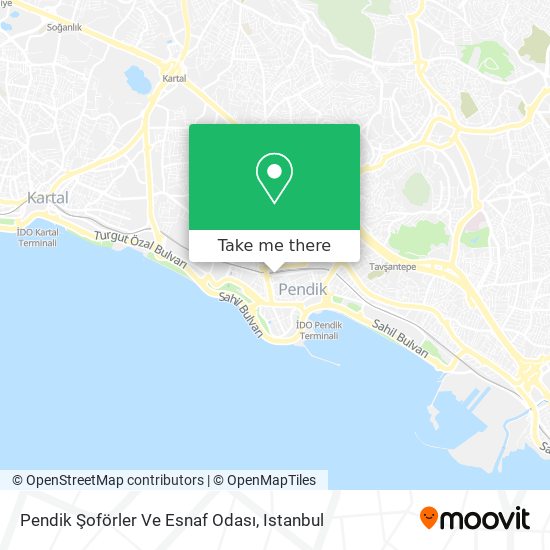 Pendik Şoförler Ve Esnaf Odası map