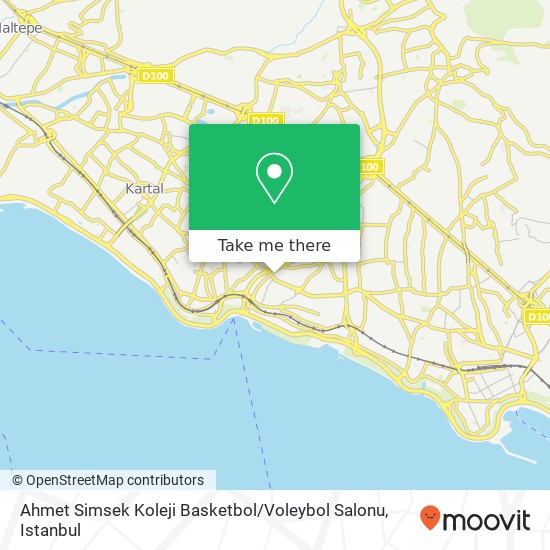 Ahmet Simsek Koleji Basketbol / Voleybol Salonu map