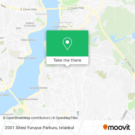 2001 Sitesi Yuruyus Parkuru map