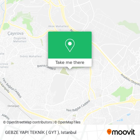 GEBZE YAPI TEKNİK ( GYT ) map
