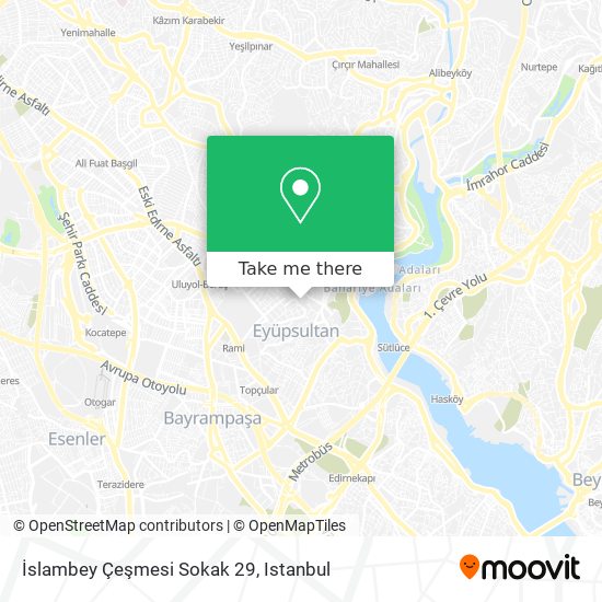 İslambey Çeşmesi Sokak 29 map