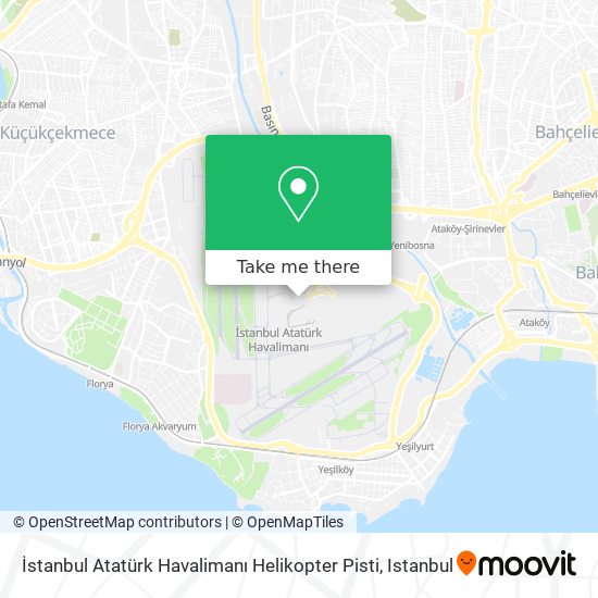 İstanbul Atatürk Havalimanı Helikopter Pisti map