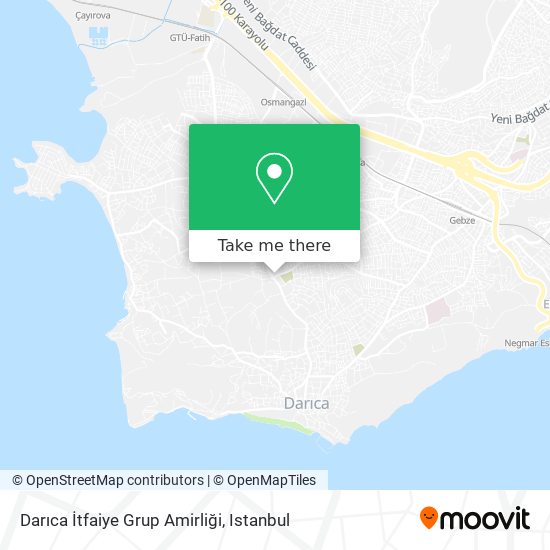 Darıca İtfaiye Grup Amirliği map