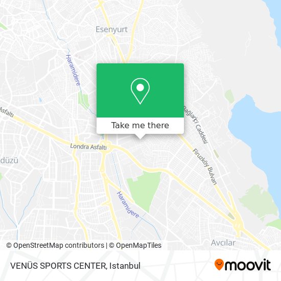 VENÜS SPORTS CENTER map