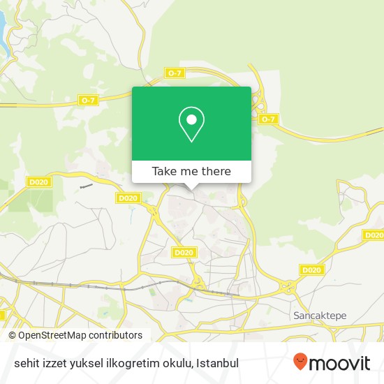 sehit izzet yuksel ilkogretim okulu map