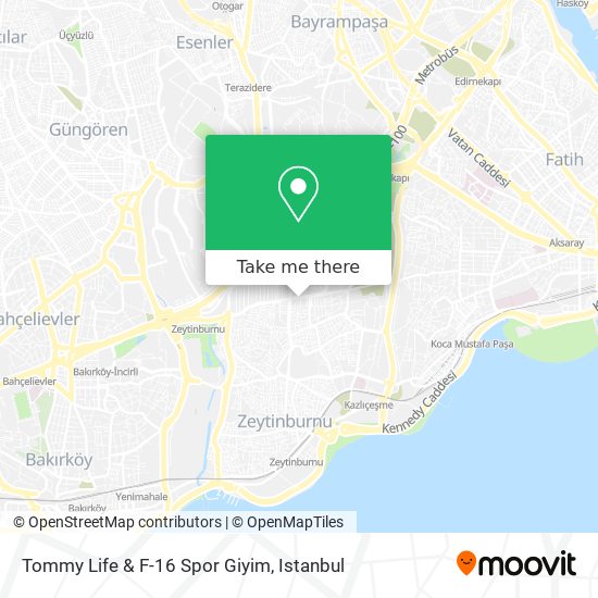 Tommy Life & F-16 Spor Giyim map