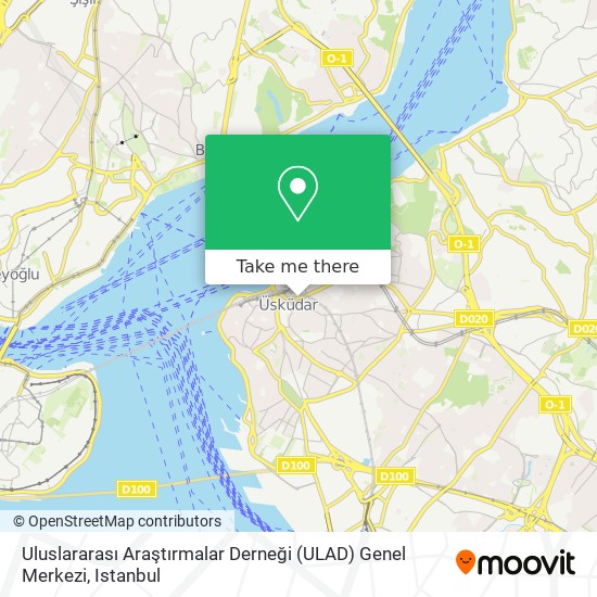 Uluslararası Araştırmalar Derneği (ULAD) Genel Merkezi map