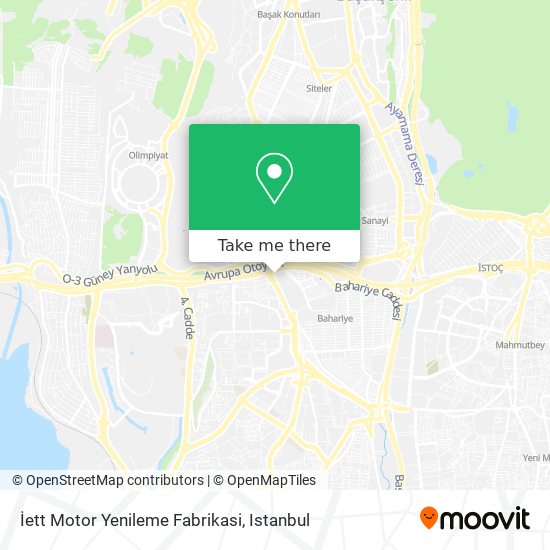 İett Motor Yenileme Fabrikasi map