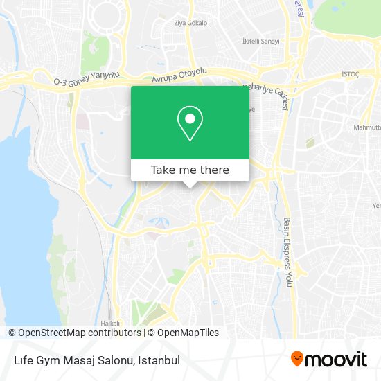 Lıfe Gym Masaj Salonu map