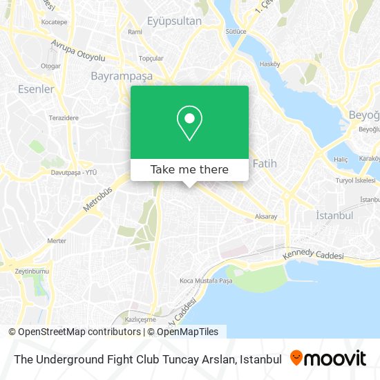 The Underground Fight Club Tuncay Arslan map