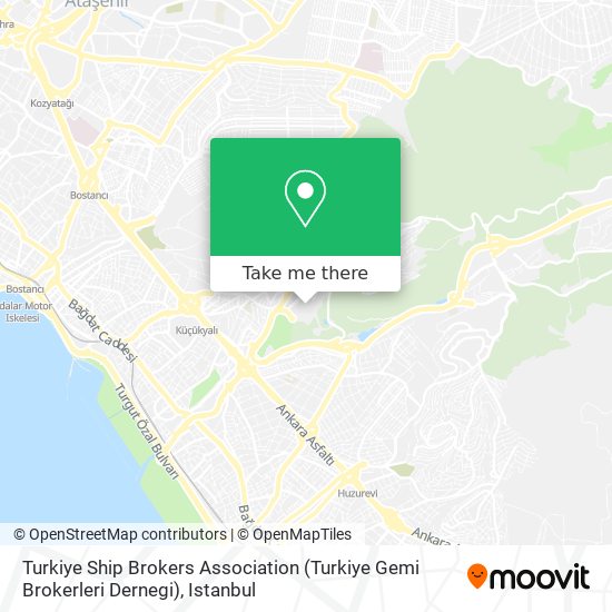 Turkiye Ship Brokers Association (Turkiye Gemi Brokerleri Dernegi) map