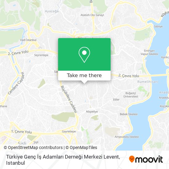 Türkiye Genç İş Adamları Derneği Merkezi Levent map