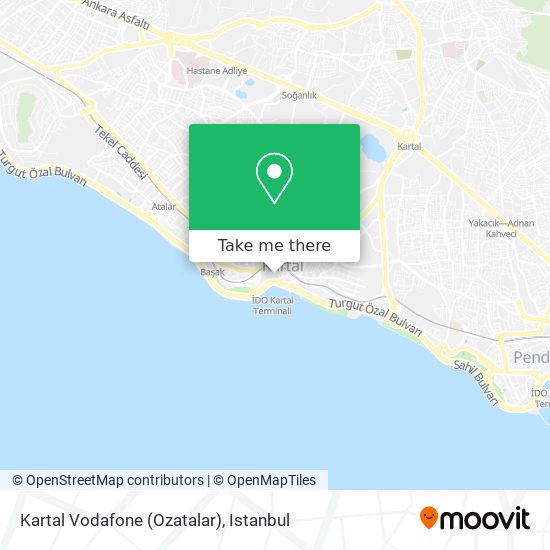 Kartal Vodafone (Ozatalar) map