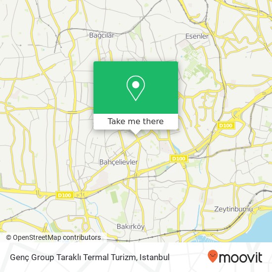 Genç Group Taraklı Termal Turizm map