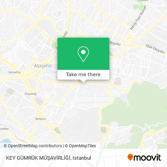 KEY GÜMRÜK MÜŞAVİRLİĞİ map