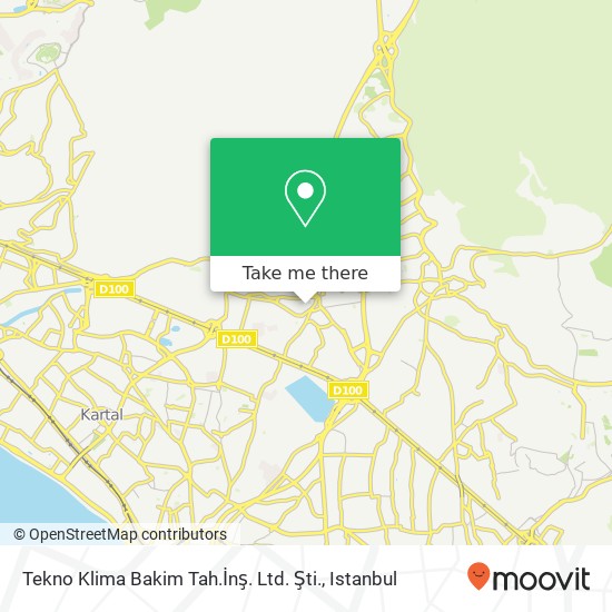 Tekno Klima Bakim Tah.İnş. Ltd. Şti. map