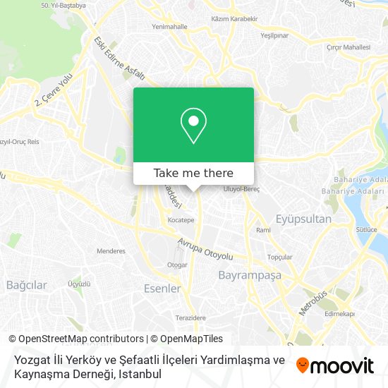 Yozgat İli Yerköy ve Şefaatli İlçeleri Yardimlaşma ve Kaynaşma Derneği map