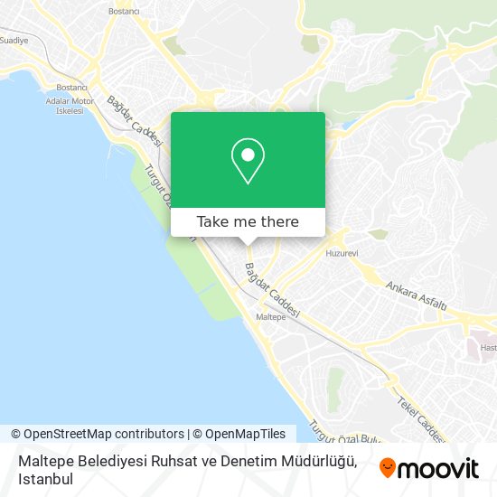 Maltepe Belediyesi Ruhsat ve Denetim Müdürlüğü map